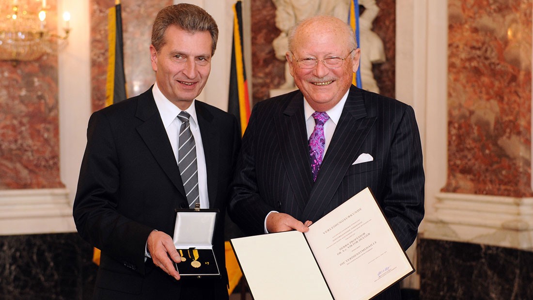 Medalla al Mérito del Estado de Baden-Württemberg al Dr. Viktor Dulger