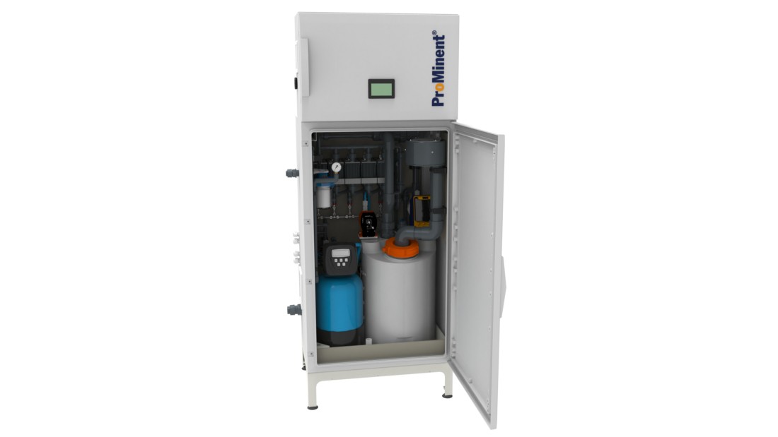 Instalación de electrólisis CHLORINSITU IIa 60 – 2.500 g/h